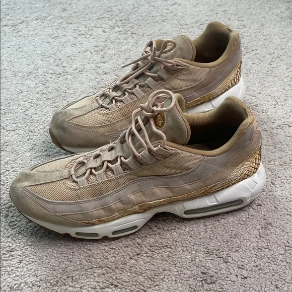 RARE Nike Air Max 95 Vanchetta Tan Snake - Picture 10 of 11